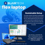 "The Workstation" - BlairTech Flex Laptop Dual Display Desktop Workstation - Intel i7, 32GB RAM, 500GB SSD, Windows 11 Pro, 24" Renewed Monitor, 100W USB-C Hub, New Wireless Keyboard and Mouse Bundle