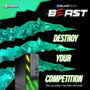 BlairTech Beast RGB Gaming PC Computer, Intel Core i5 up to 4.1GHz with Nvidia Geforce GTX1050 Graphics, 16GB RAM, 512GB SSD, WiFi, Bluetooth, Windows 11 Desktop, 1080p PC Gaming