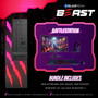 Beast RGB Gaming PC Computer, Intel Core i5 up to 4.1GHz with Radeon RX 550 Graphics, 16GB RAM, 512GB SSD, WiFi, Bluetooth, Windows 11 Desktop,1080p PC Gaming - RGB Gamer Bundle