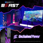 Beast RGB Gaming PC Computer, Intel Core i5 up to 4.1GHz with Nvidia Geforce GTX1050 Graphics, 16GB RAM, 512GB SSD, WiFi, Bluetooth, Windows 11 Desktop,1080p Gaming - Elite Bundle, 24” Monitor