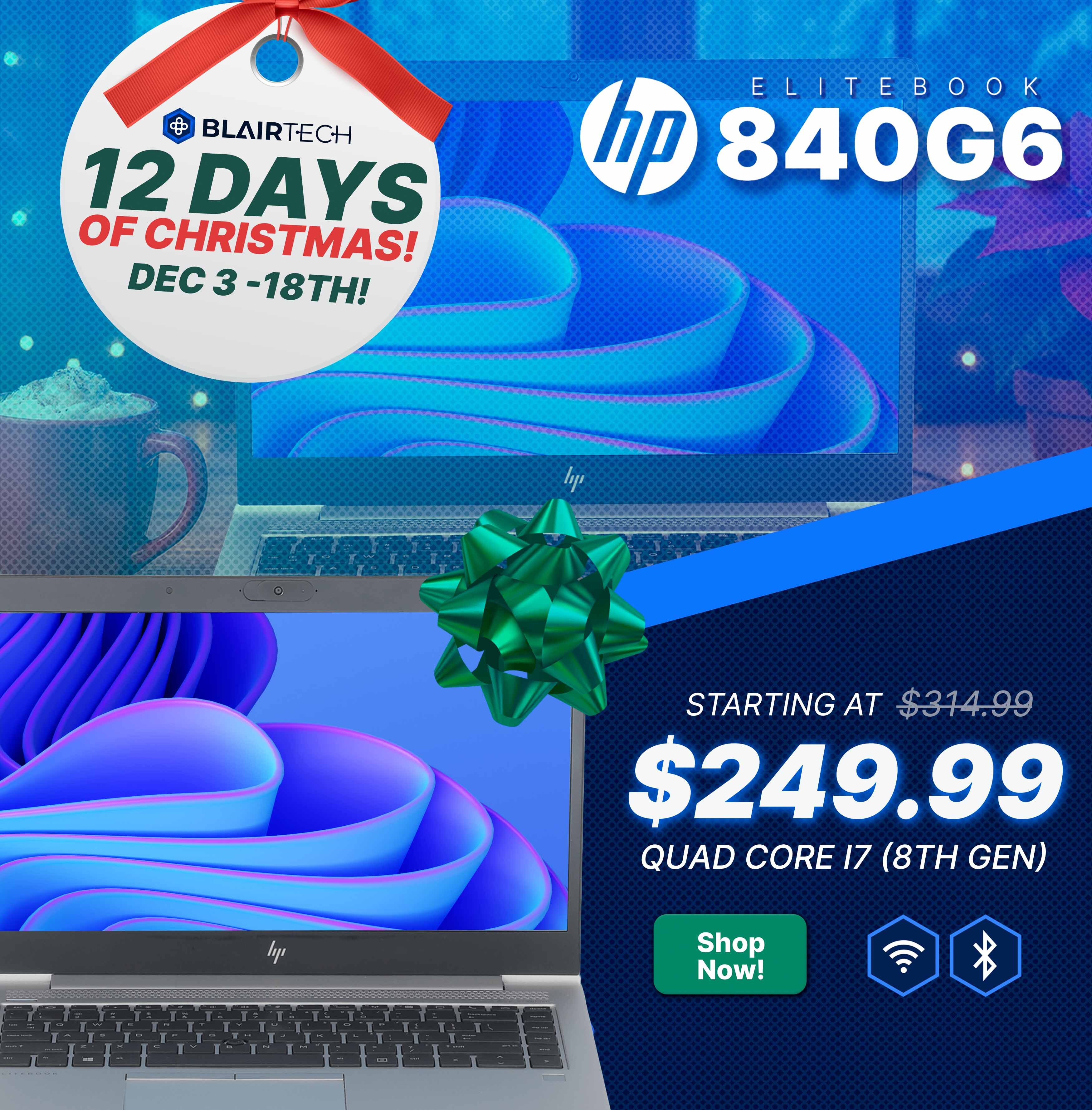 Grade B HP EliteBook 840G6 Laptop - 12 Days of Christmas Sale
