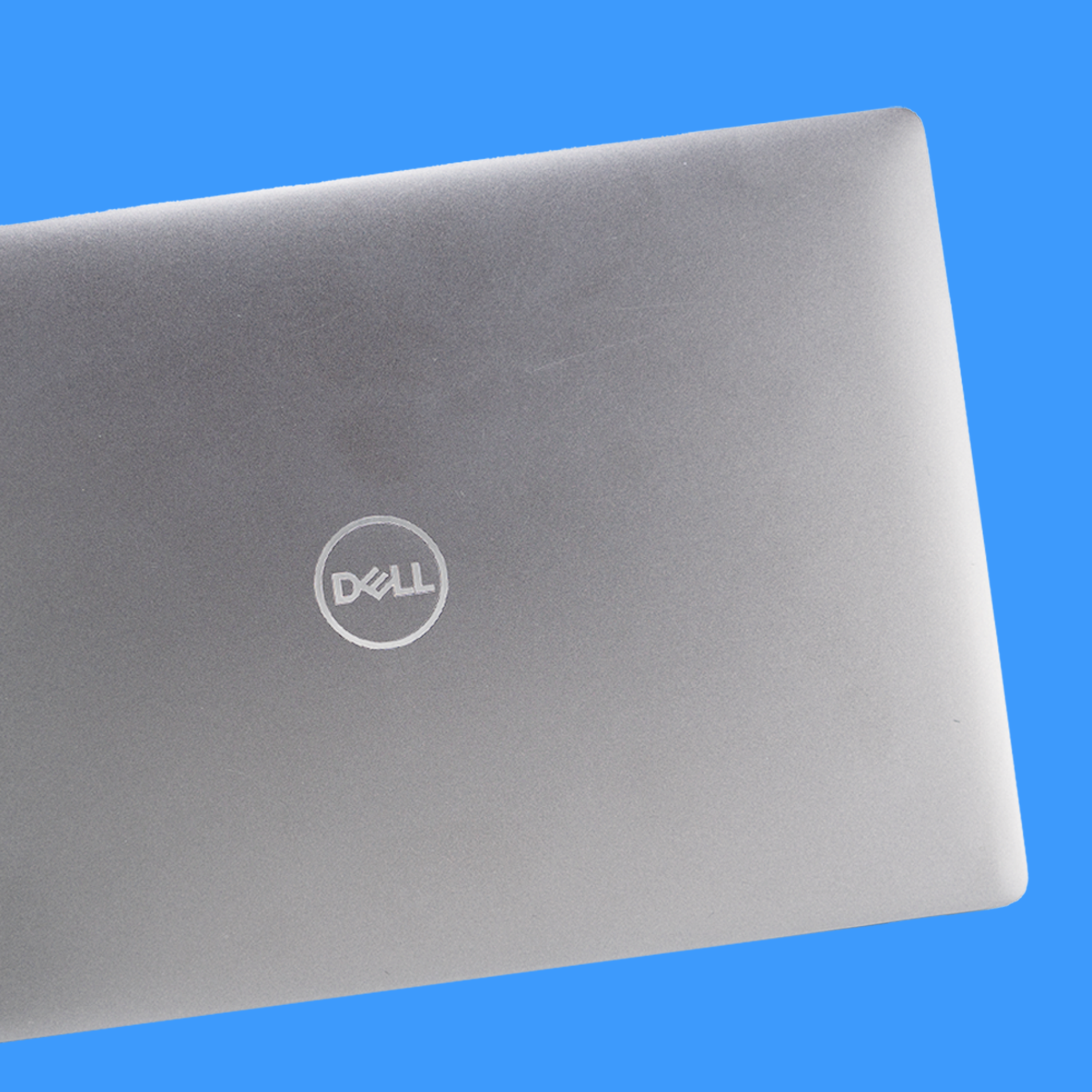 View of Dell laptop from the top