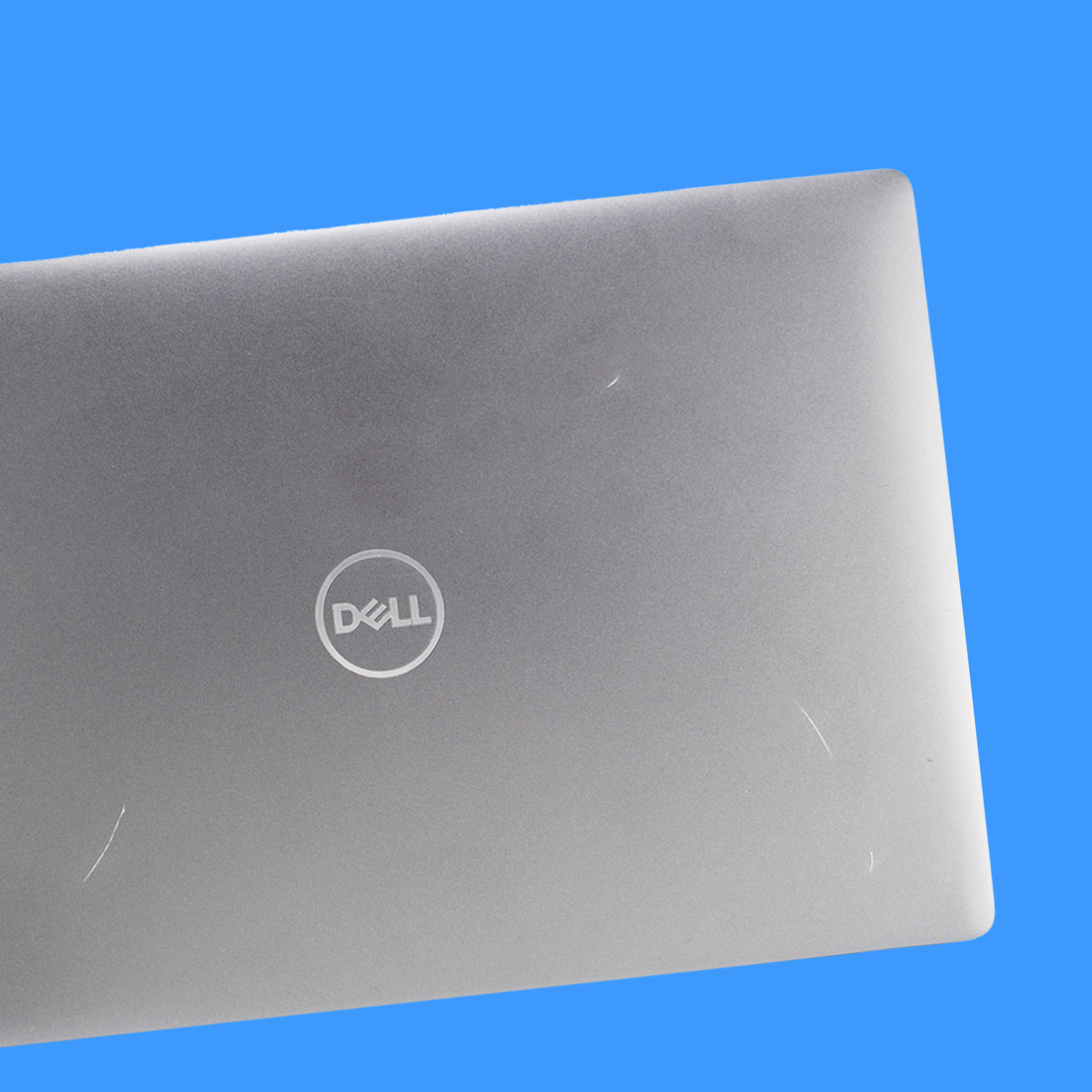 View of Dell laptop from the top