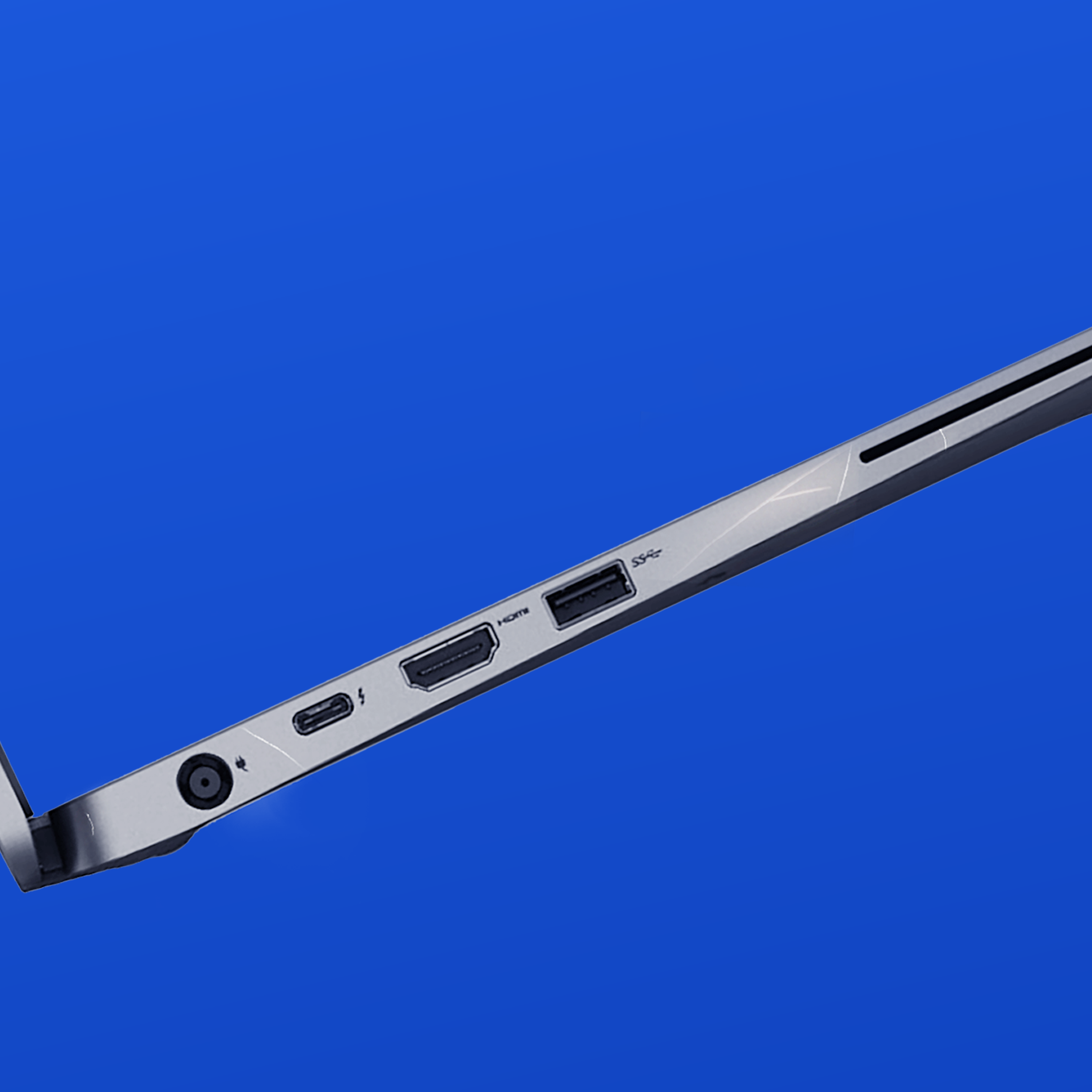 Dell laptop's ports