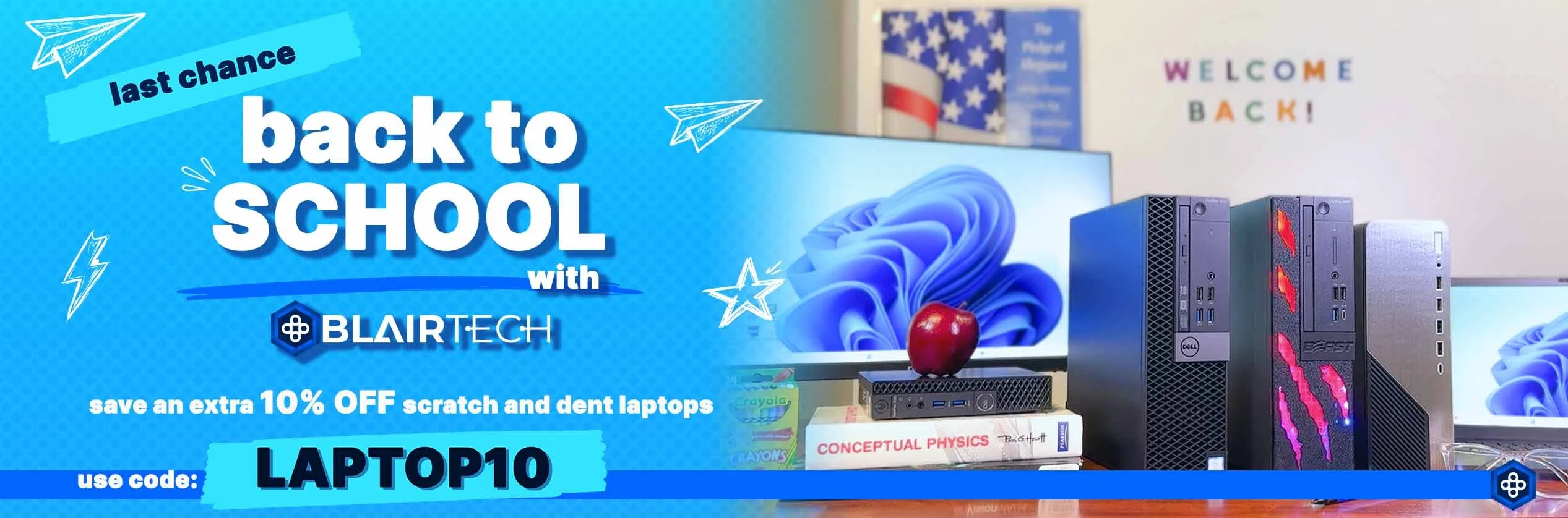 Scratch and Dent Laptop Savings - Click Here to Save an Extra 10% with Code LAPTOP10