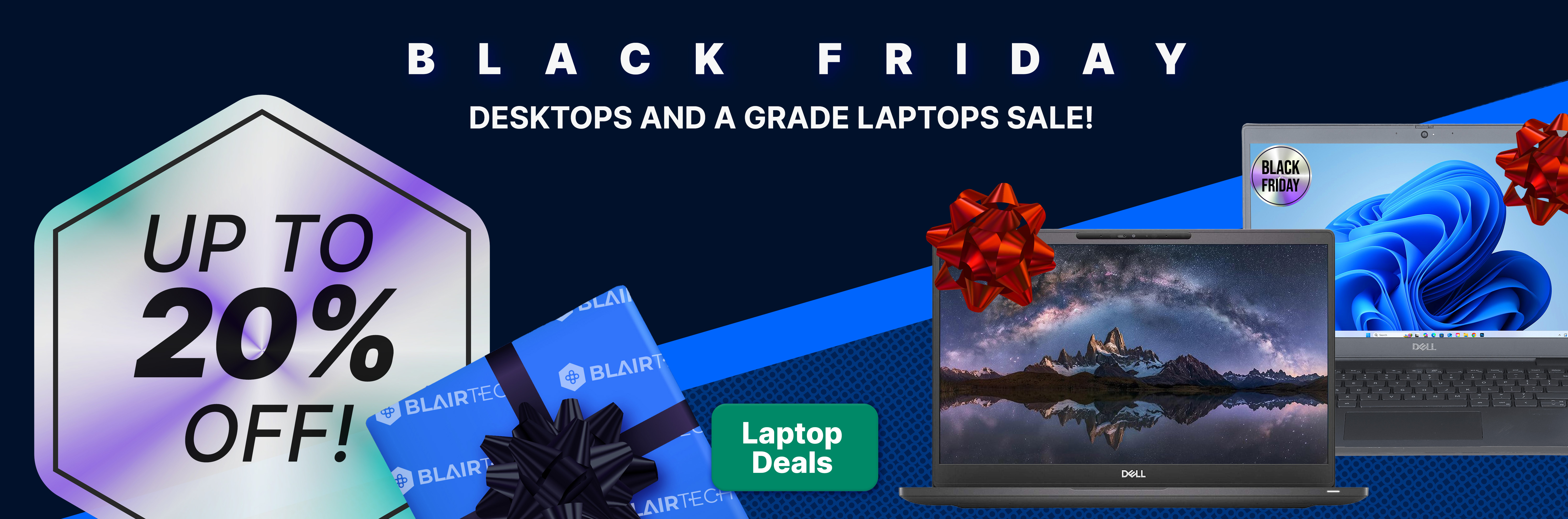 Enjoy up to 20% OFF all A-Grade laptops during the Black Friday Sale!