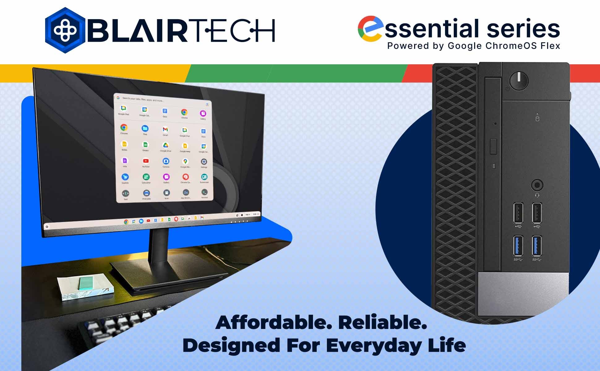 BlairTech Essential Series powered by Google ChromeOS Flex