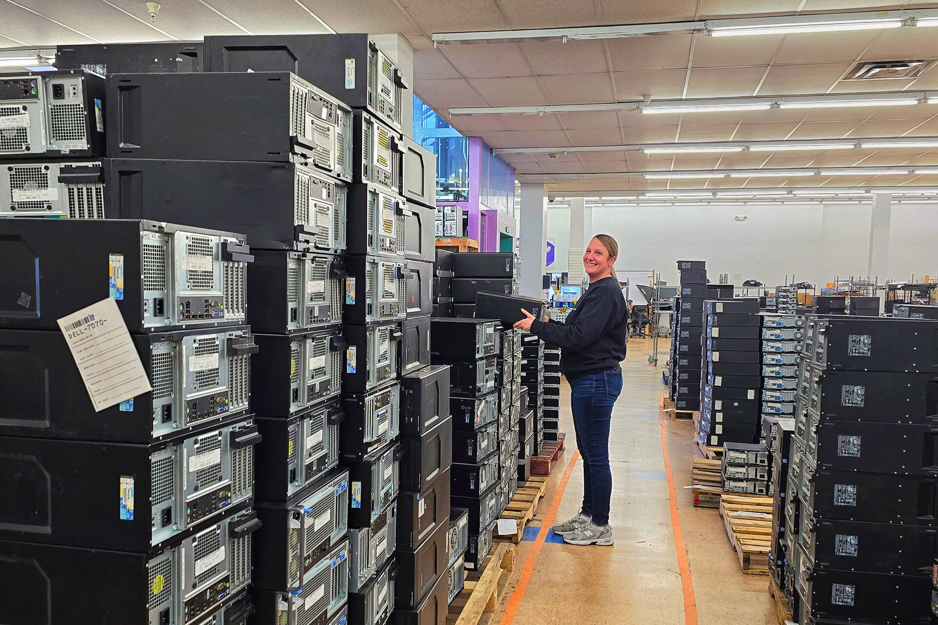 BlairTech team members on the production floor