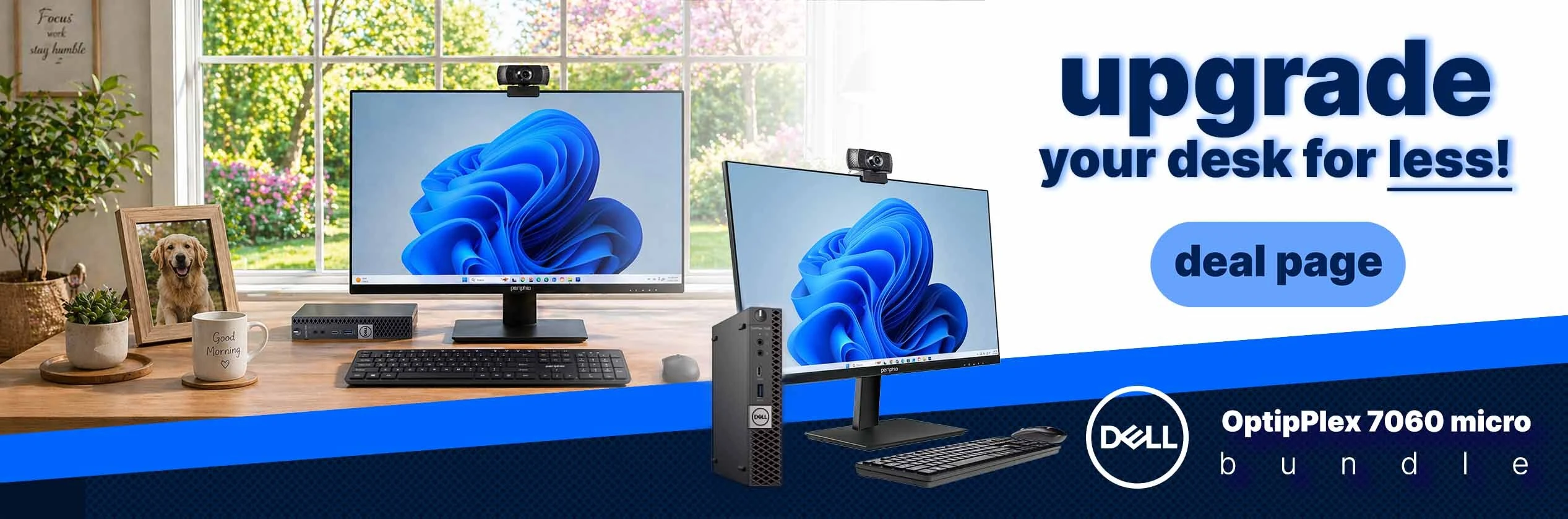 Upgrade Your Desk For Less! Dell OptiPlex 7060 Micro Bundle