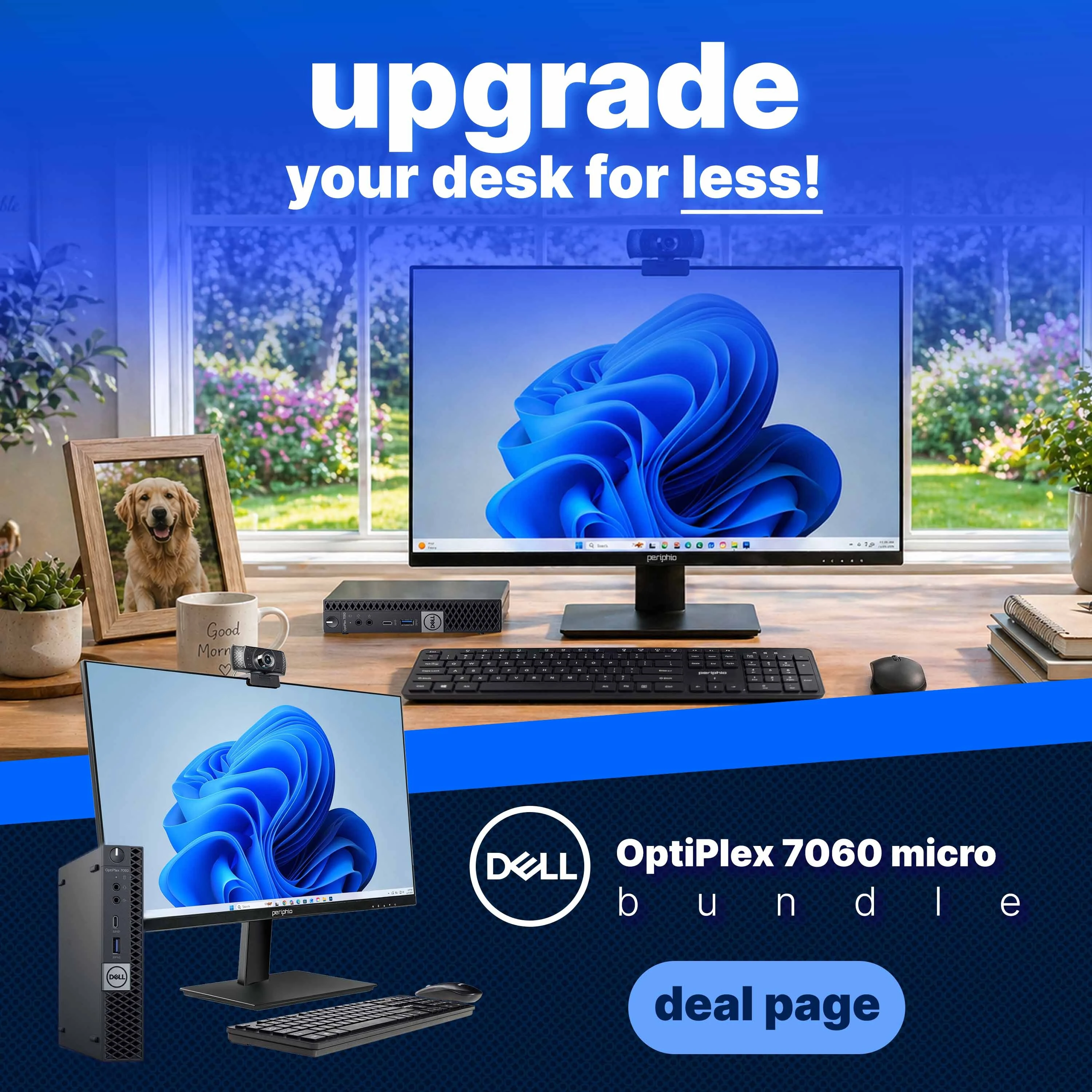 Upgrade Your Desk For Less! The Dell OptiPlex 7060 Micro Bundle