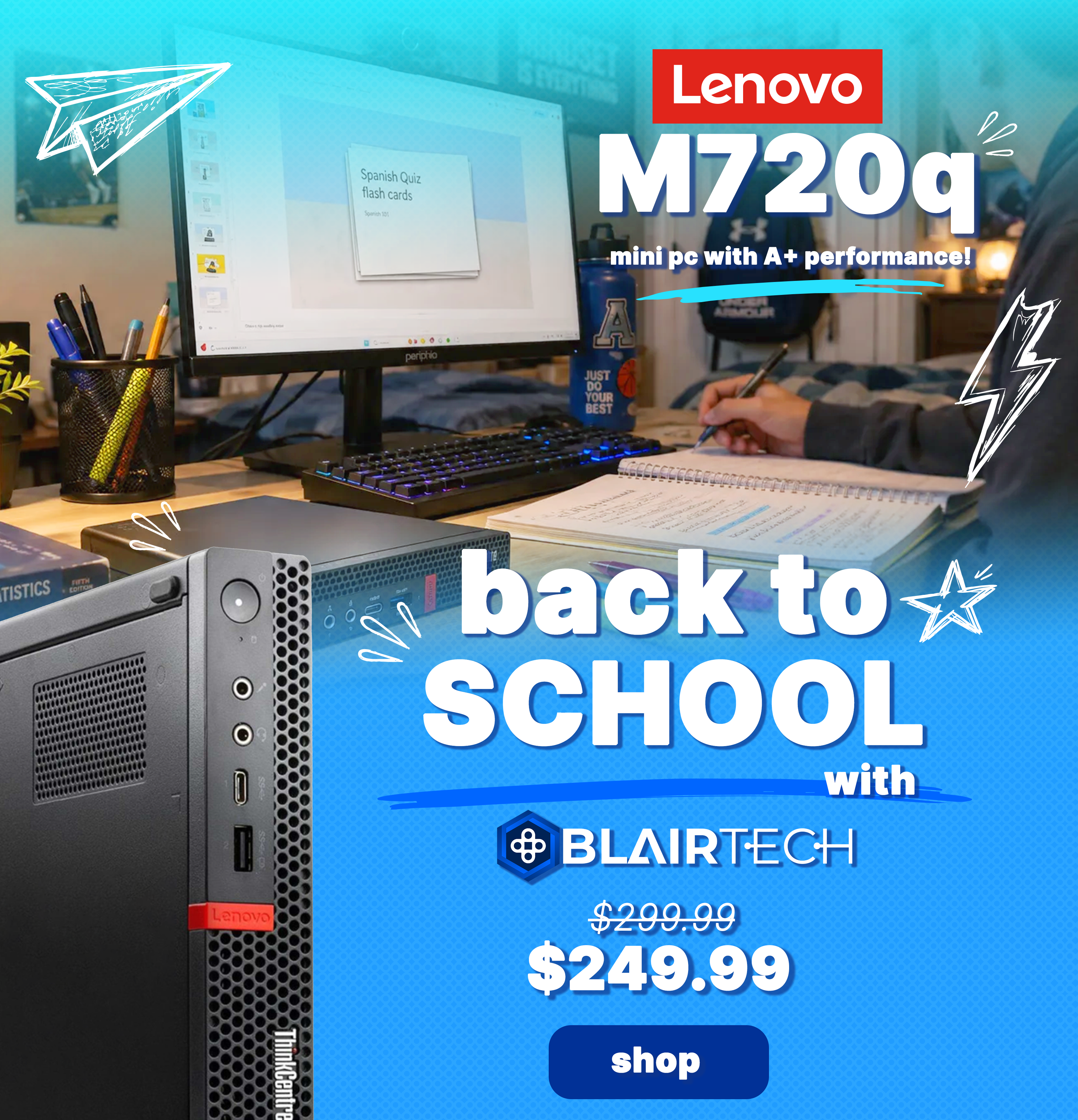 Lenovo M720q Mini PCs On Sale for Just $249.99! Click Here