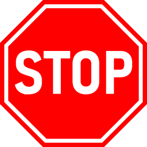 Stop Sign Symbol