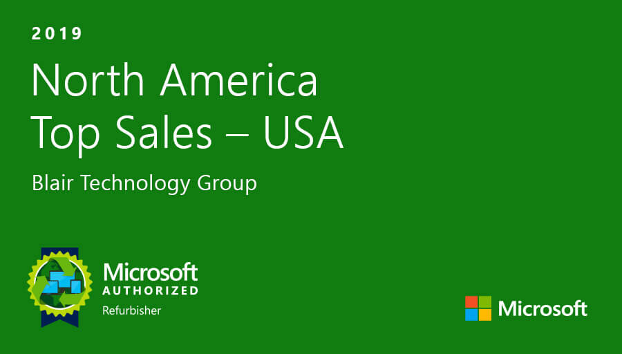 2019 North America Top Sales - USA Microsoft Authorized Refurbisher
