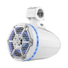 DS18 -HYDRO 6.5" Neodymium Marine Towers with Built-in Passive Radiator, 1" Driver and RGB LED Light 450 Watts White Pods (Pair)
