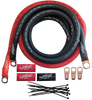 Sky High Car Audio E-Series 4 Gauge Big 3 Upgrade Kit Red