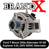 Brand X Ford T Mount 350a Alternator 97-09 Explorer 4.0L OHV SOHC Alternator Brand X Alternators