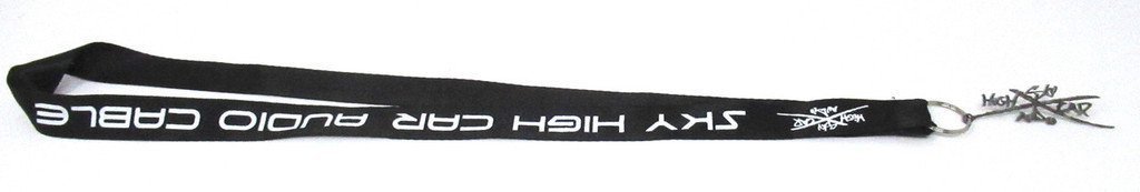 Sky High Car Audio Lanyard With metal X logo Keychain