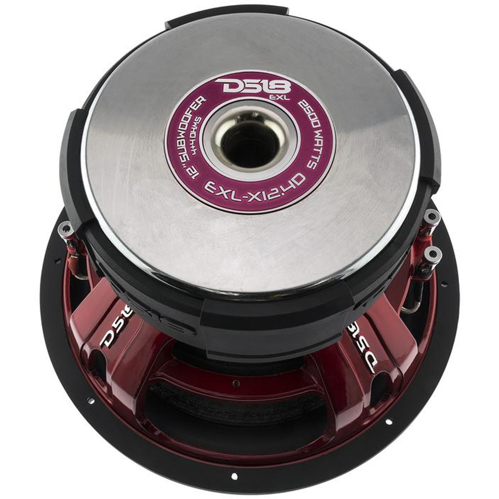 EXL-X12.4D RED FRAME 12" SUBWOOFER 4 OHM 2500 WATTS DVC