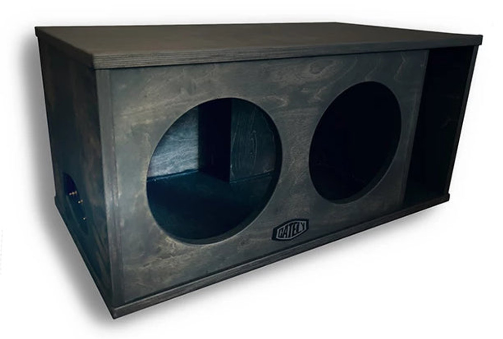 Gately Audio - 2 X 12" SUBWOOFER ENCLOSURE SUB BACK/PORT BACK 4.75 CF 