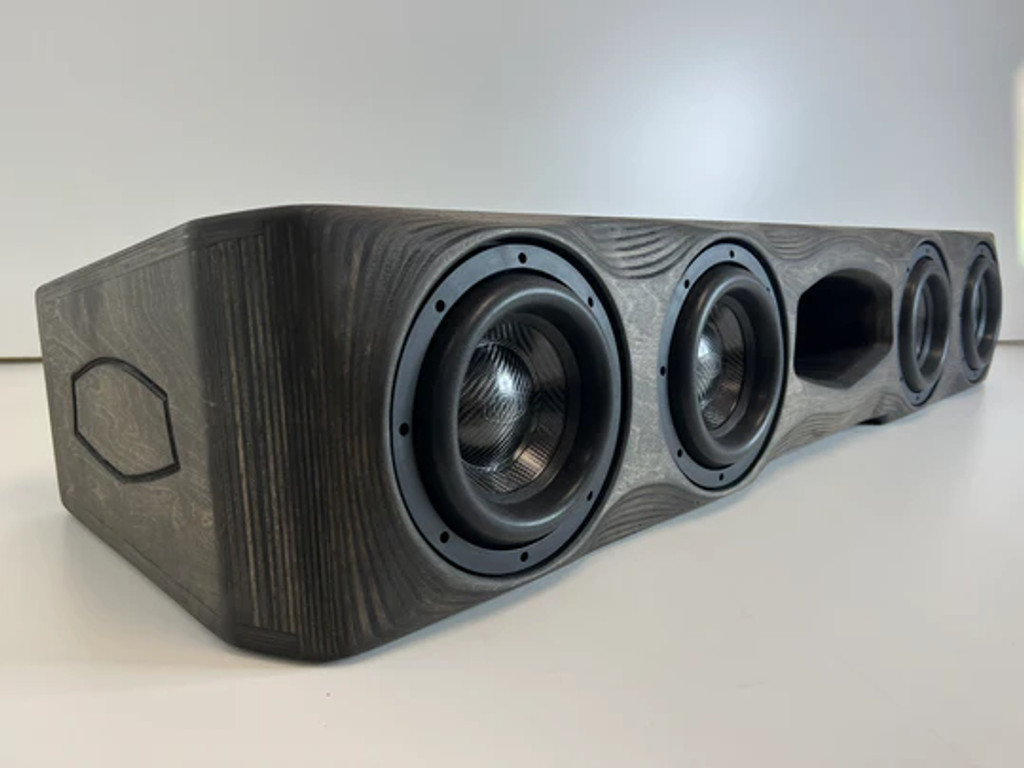 Gately Audio - GM CREWCAB 08-18 4x 8" SUBWOOFER ENCLOSURE W/ BILLET SEAT LIFT