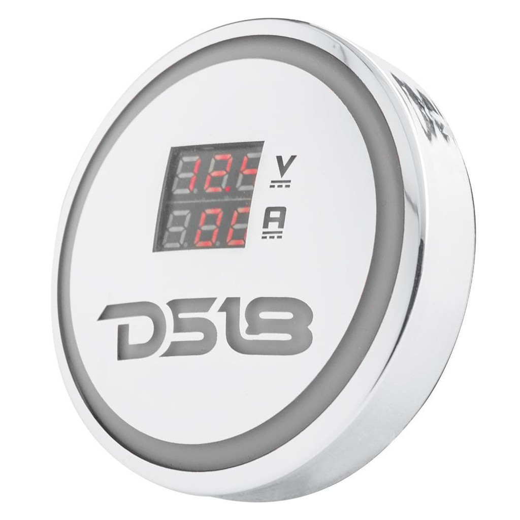 DS18 Badge with RGB Lights and Volt/Current Meter