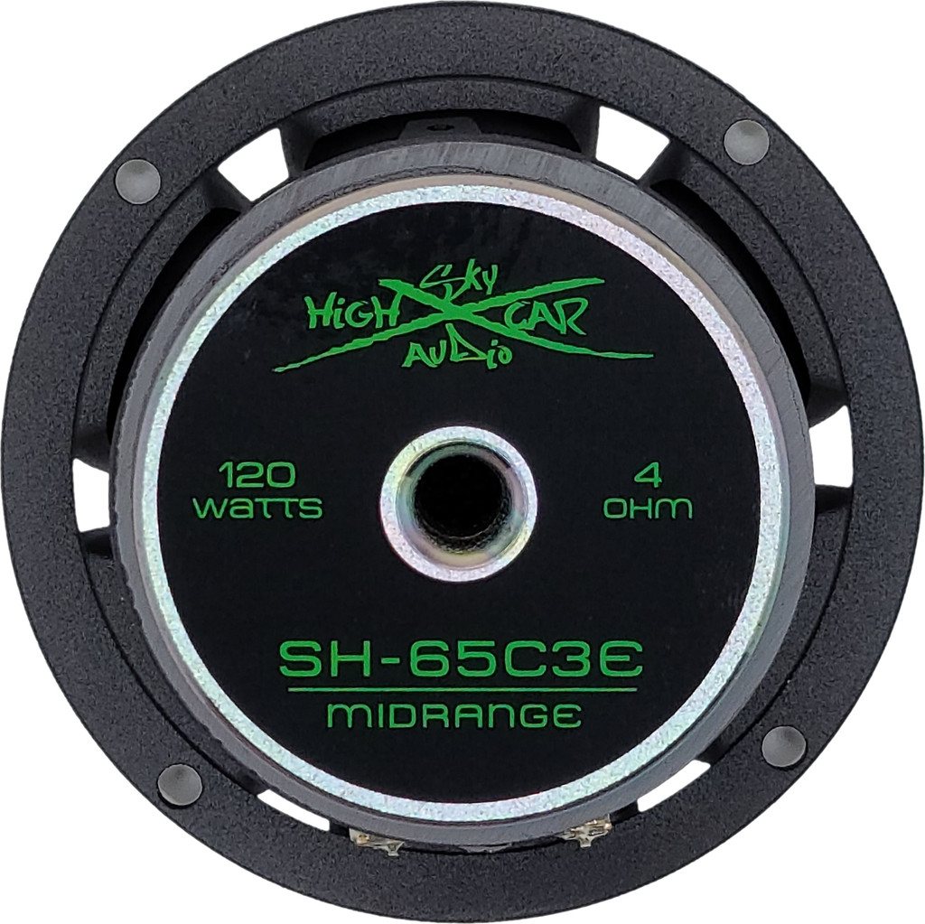 SHCA - 65C3E 3 Way 6.5" Component Set 4 ohm (Ferrite Motors, Silk Dome)