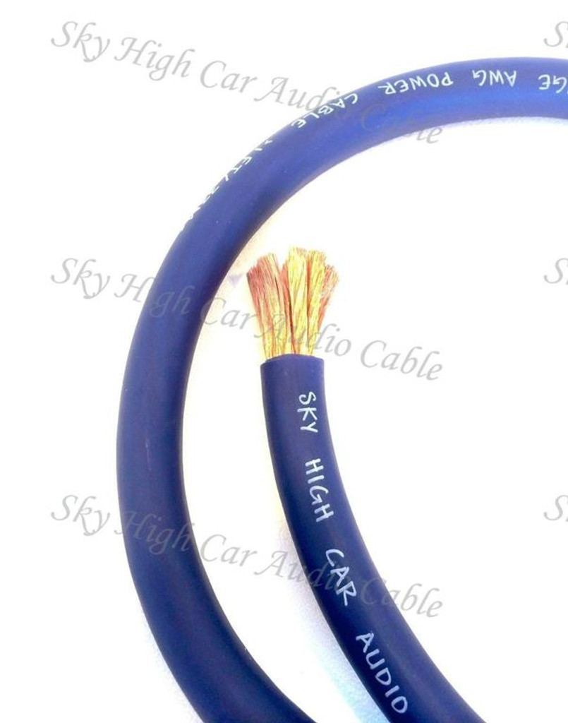 Sky High Car Audio OFC 2/0 XL Gauge - 50ft Coils 