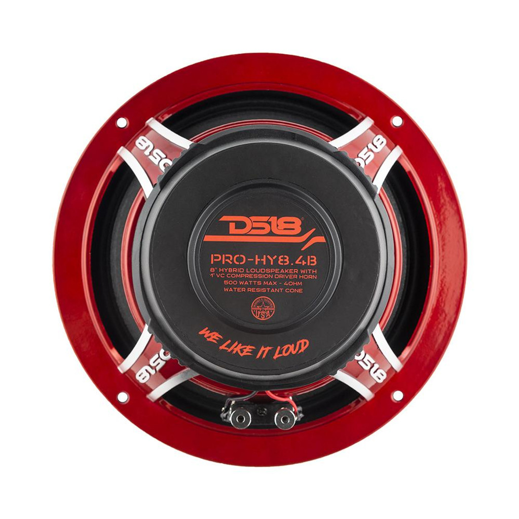 DS18 PRO 8" Hybrid Mid-Range Loudspeaker Built-In Driver 4 Ohm