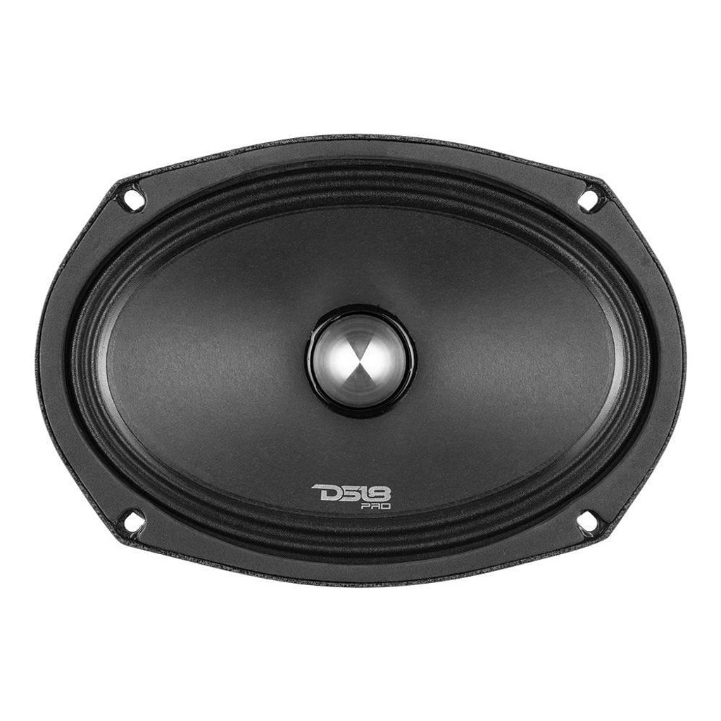 DS18 PRO 6x9" Neodymium Full-Range Loudspeaker With Bullet 500 Watts 4-Ohm With Grill (1 Speaker)