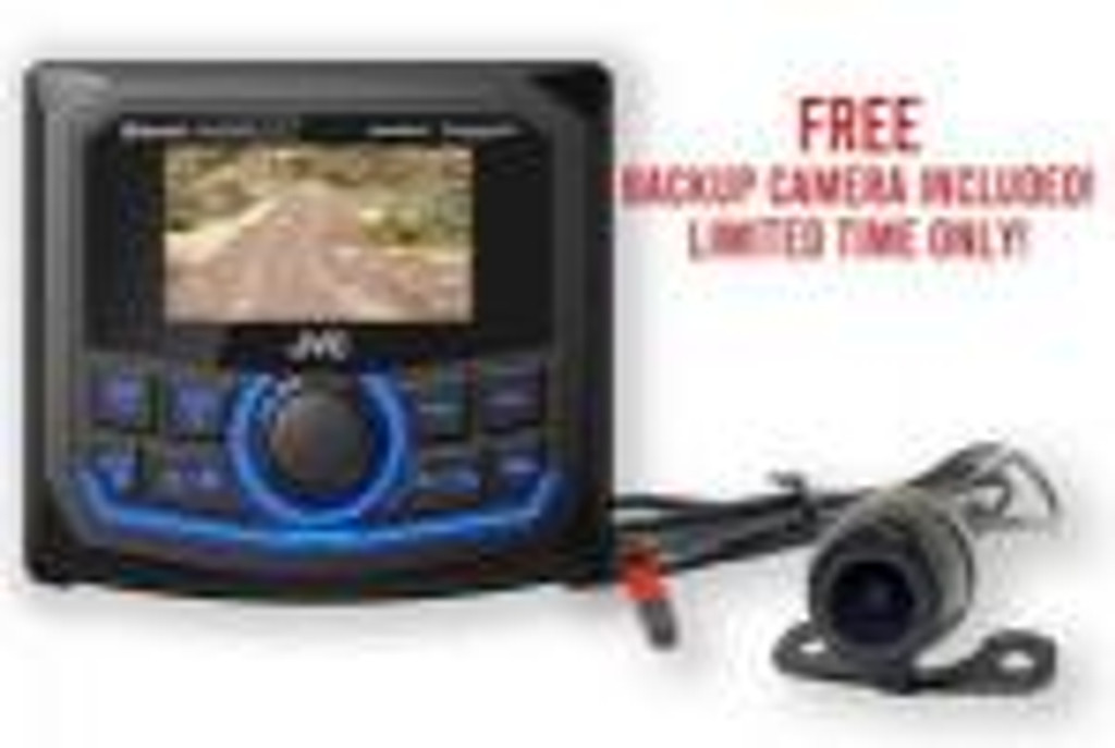 SSV WORKS 2020+ Polaris Pro XP Complete 2-Speaker Plug-&-Play Kit with JVC MR1 Media Receiver and Backup Camera