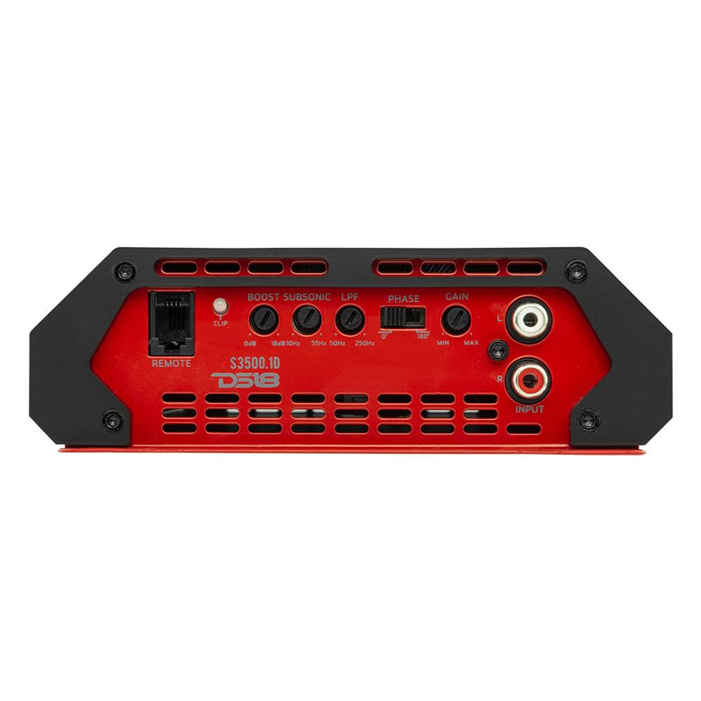 DS18 Select Class D 1-Channel Monoblock Amplifier 3500 Watts - Red