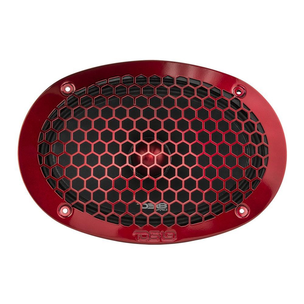 DS18 PRO-X 6x9" Mid-Range Loudspeaker with Bullet and Grill 550 Watts 4-Ohms (1 Speaker)