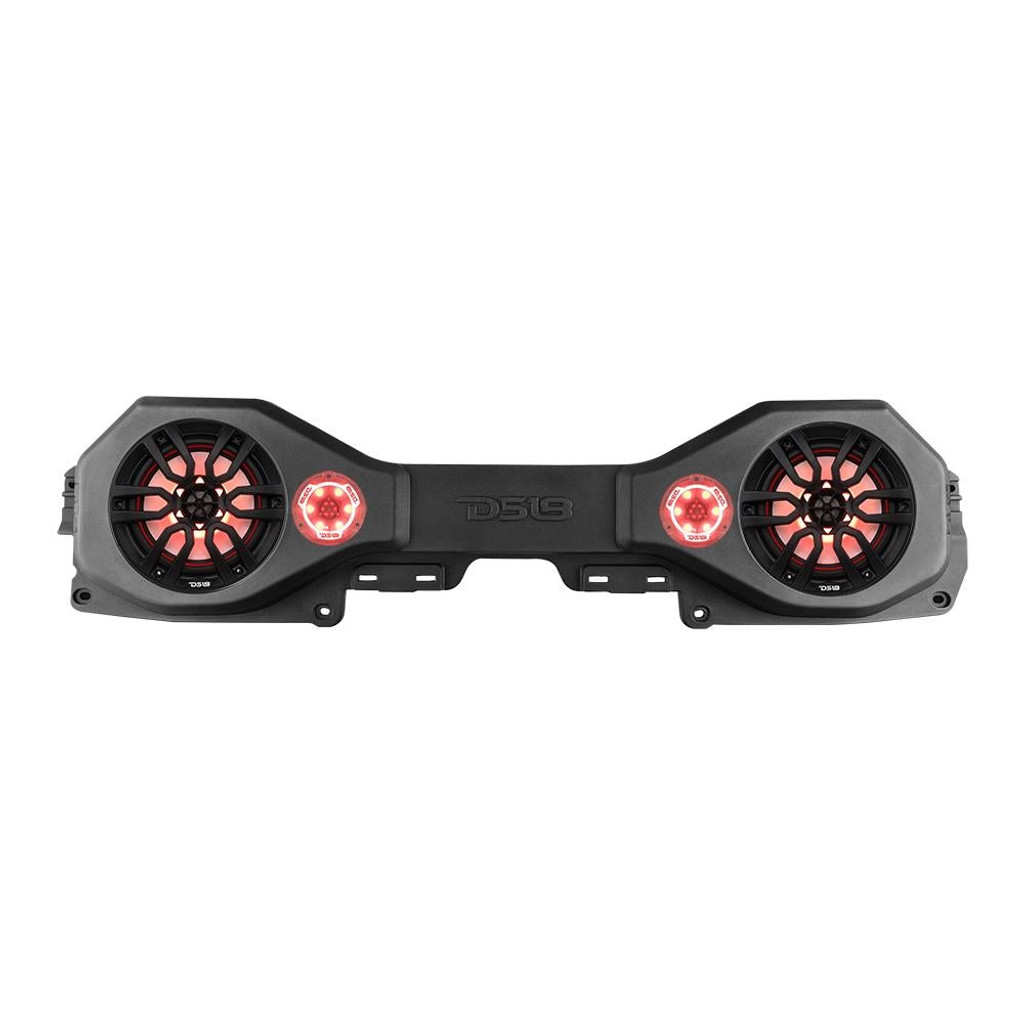 DS18 - Exclusive DS18 Overhead Plug & Play Bar System for JL/JLU, JT Jeeps (2x8" Speakers 2x Tweeters) Black - Unloaded