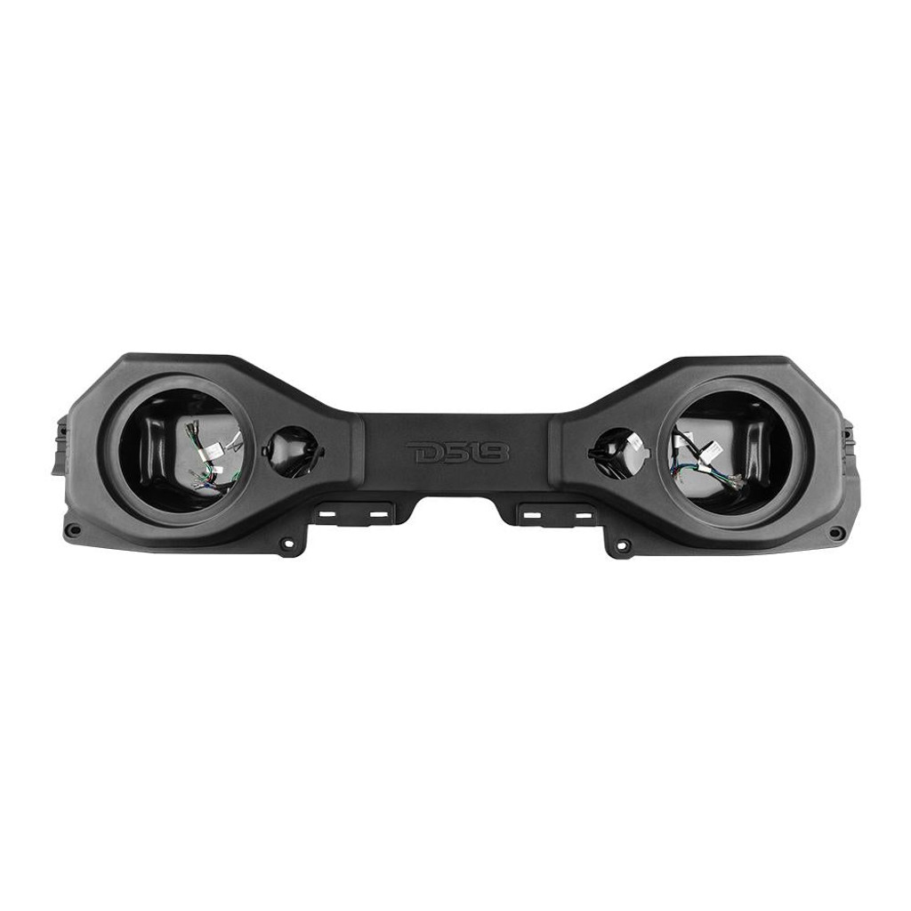 DS18 - Exclusive DS18 Overhead Plug & Play Bar System for JL/JLU, JT Jeeps (2x8" Speakers 2x Tweeters) Black - Unloaded