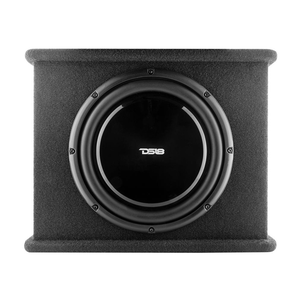 DS18 - SB12A 12" Amplified Powered Car Subwoofer Shallow Enclosure 700 Watts