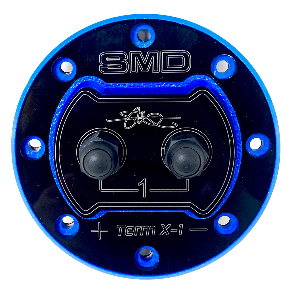 SMD 1 Channel Speaker Terminal X-1 - Aluminum - Blue