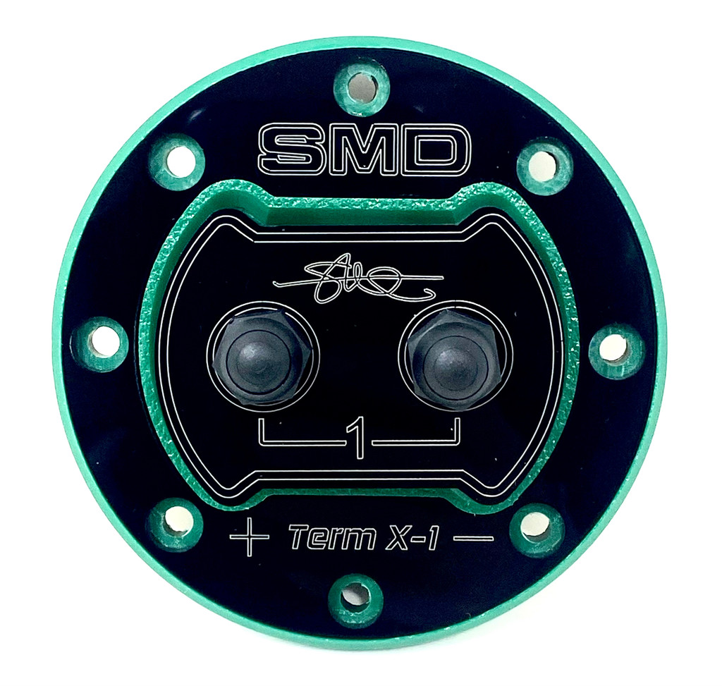 SMD 1 Channel Speaker Terminal X-1 - Aluminum - Green