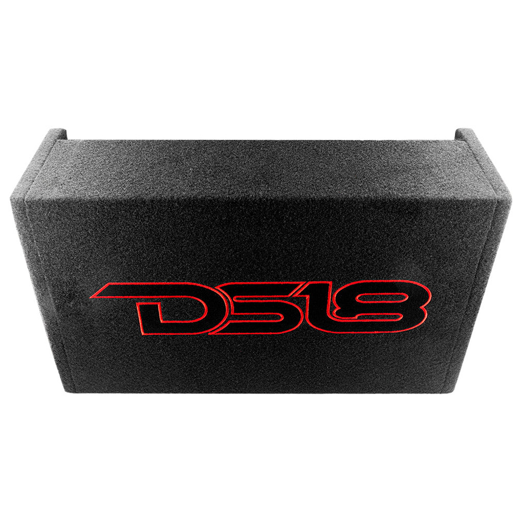 DS18 - EN-DF10A Amplified 10" Shallow Down-Firing Subwoofer Enclosure 500 Watts (Loaded + Amp)