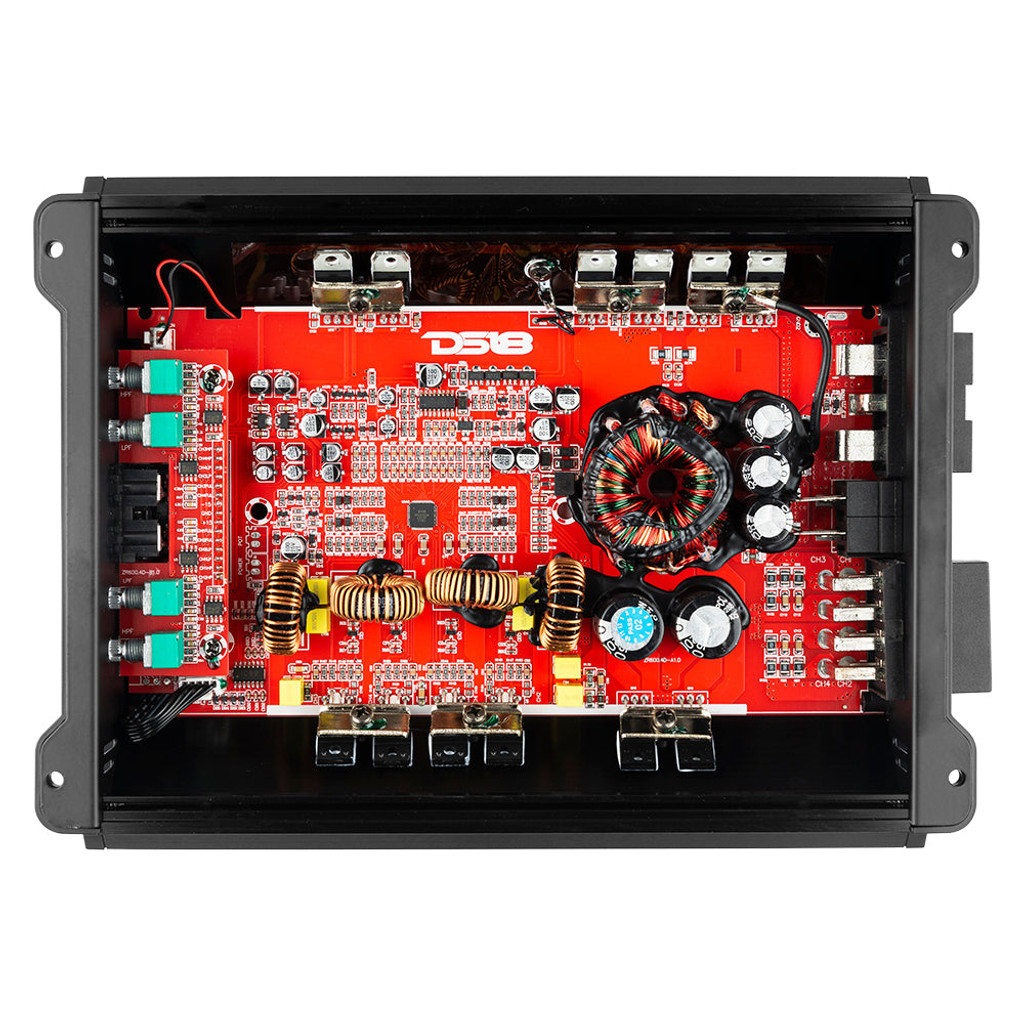 DS18 - ZR600.4D ZR Class D 4-Channel Full Range Amplifier 150x4 @4ohm Watts RMS