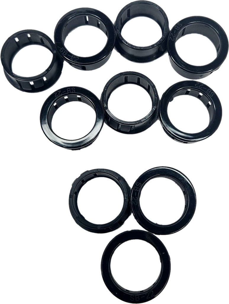 Sky High Car Audio Plastic Grommets 10 Pack for 1/0 B