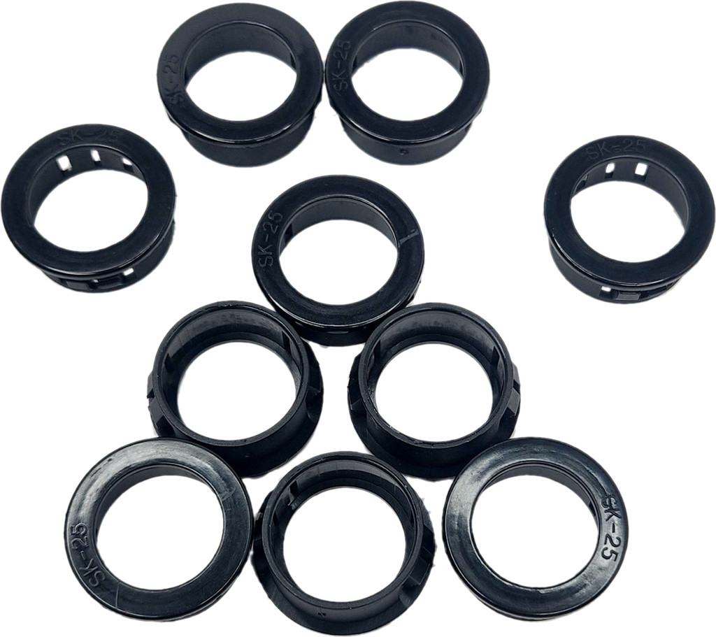 Sky High Car Audio Plastic Grommets 100 Pack for 2/0 B