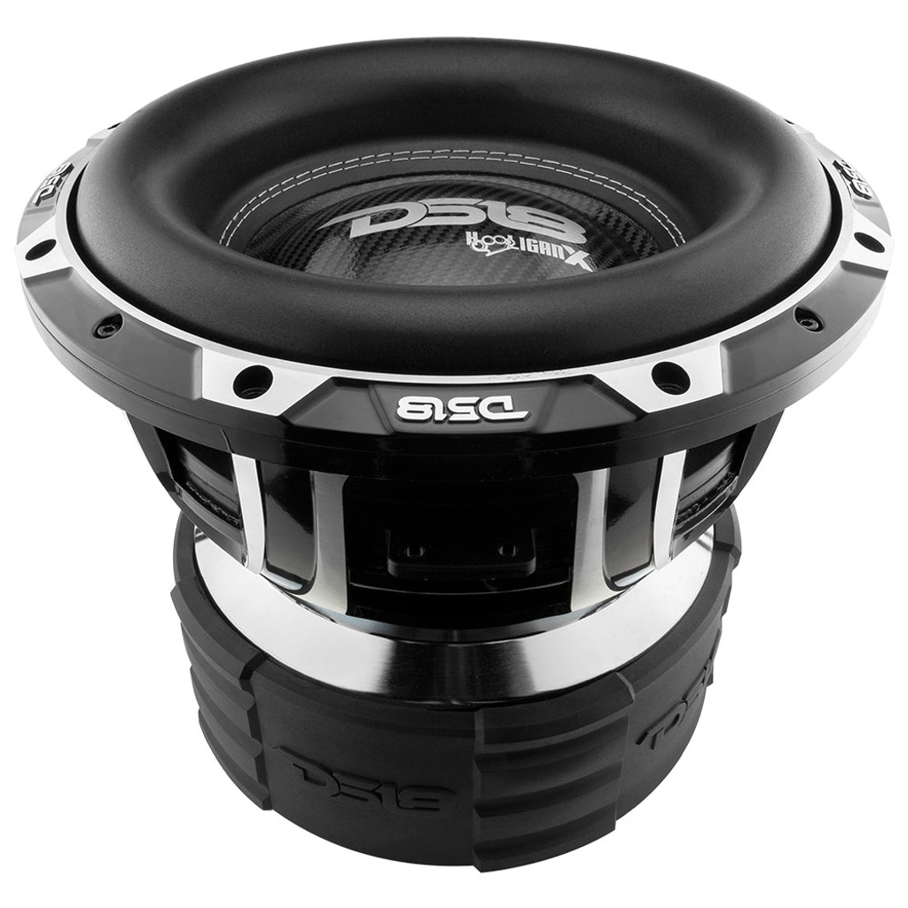 DS18 HOOL-X12.4DHE HOOLIGAN 12" High Excursion Car Subwoofer 4000 Watts Rms 4" Dvc 4-Ohm