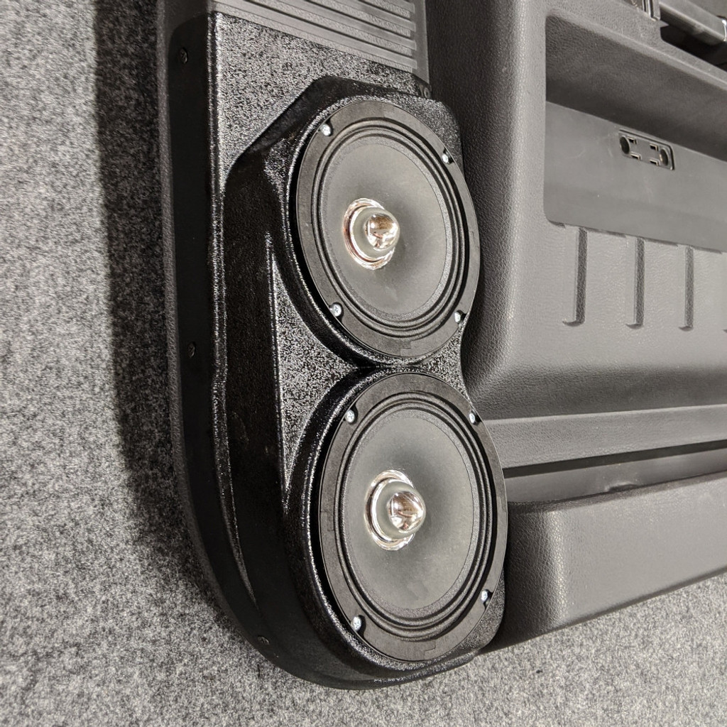 Custom Speaker Pods Dual 6-1/2″ for Front Door 08-16 Ford F-250 Truck Speaker Pods Custom Speaker Pods