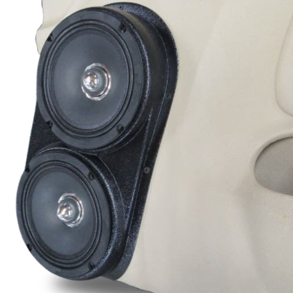 Custom Speaker Pods Dual 6-1/2″ for Front Door 07-09 GM Full Size Truck Upper Handle Speaker Pods Custom Speaker Pods