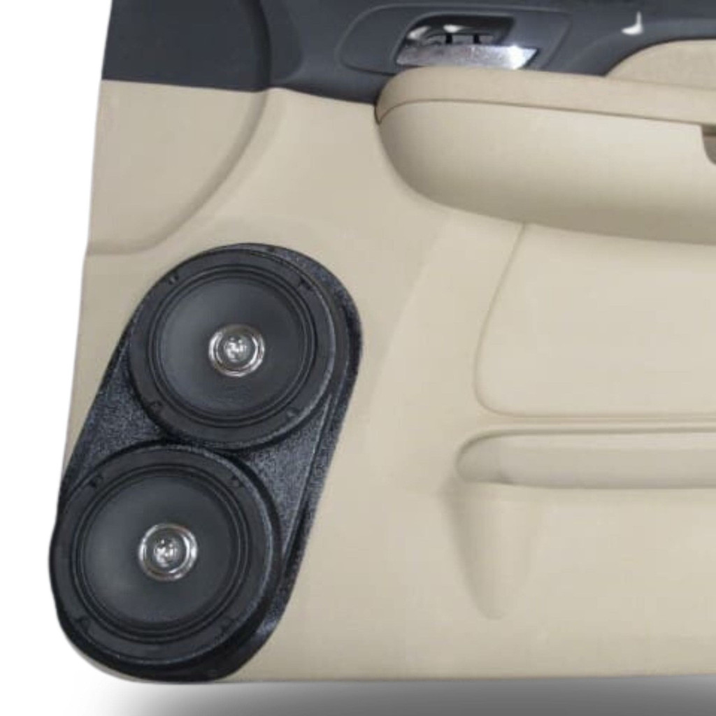 Custom Speaker Pods Dual 6-1/2″ for Front Door 07-09 GM Full Size Truck Upper Handle Speaker Pods