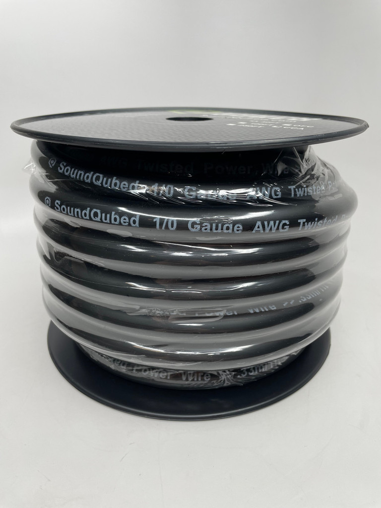 SoundQubed OFC 1/0 Power and Ground Wire 50ft spool SoundQubed