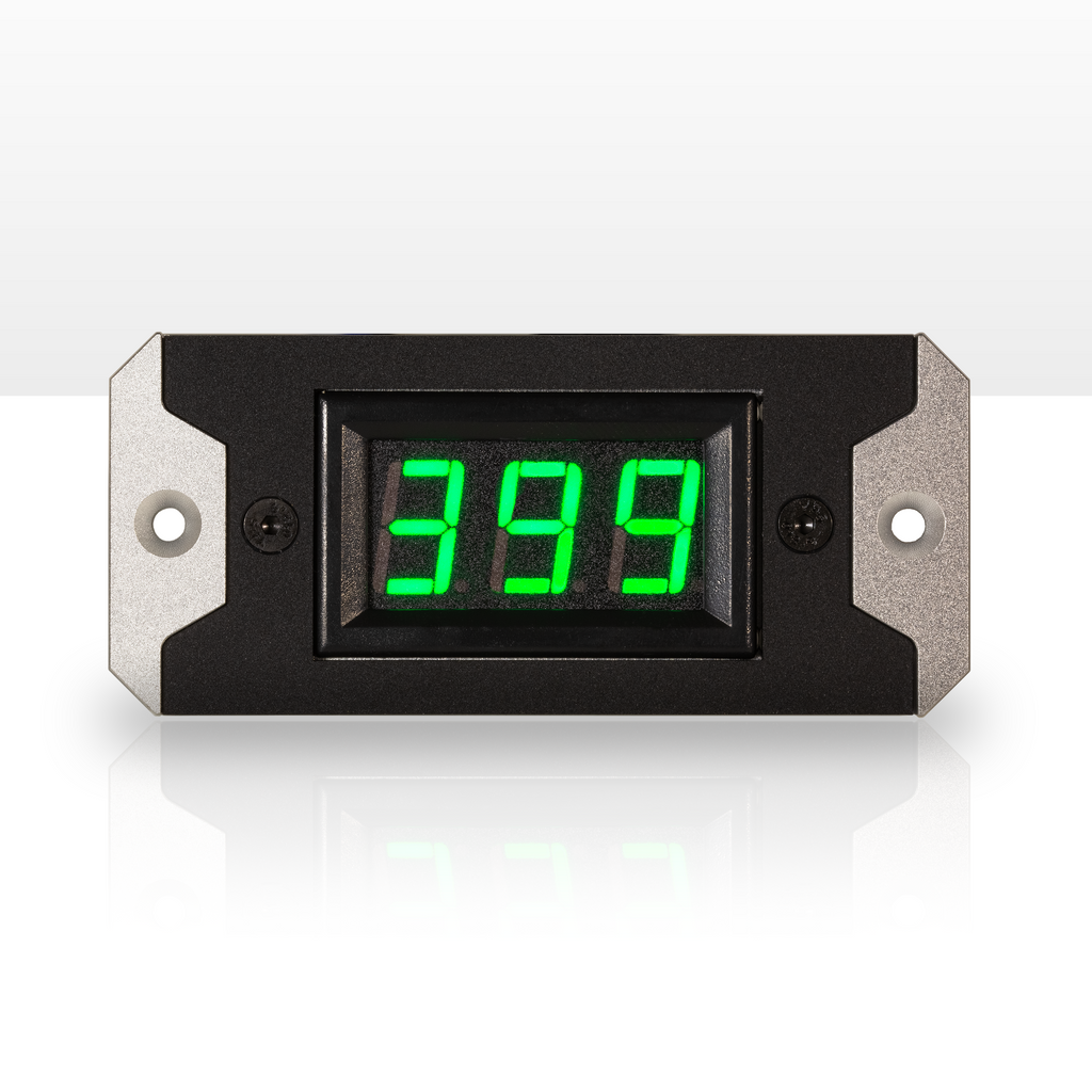 Sparked Innovations Billet Aluminum 10Hz LED Display For The Conductor - Green 