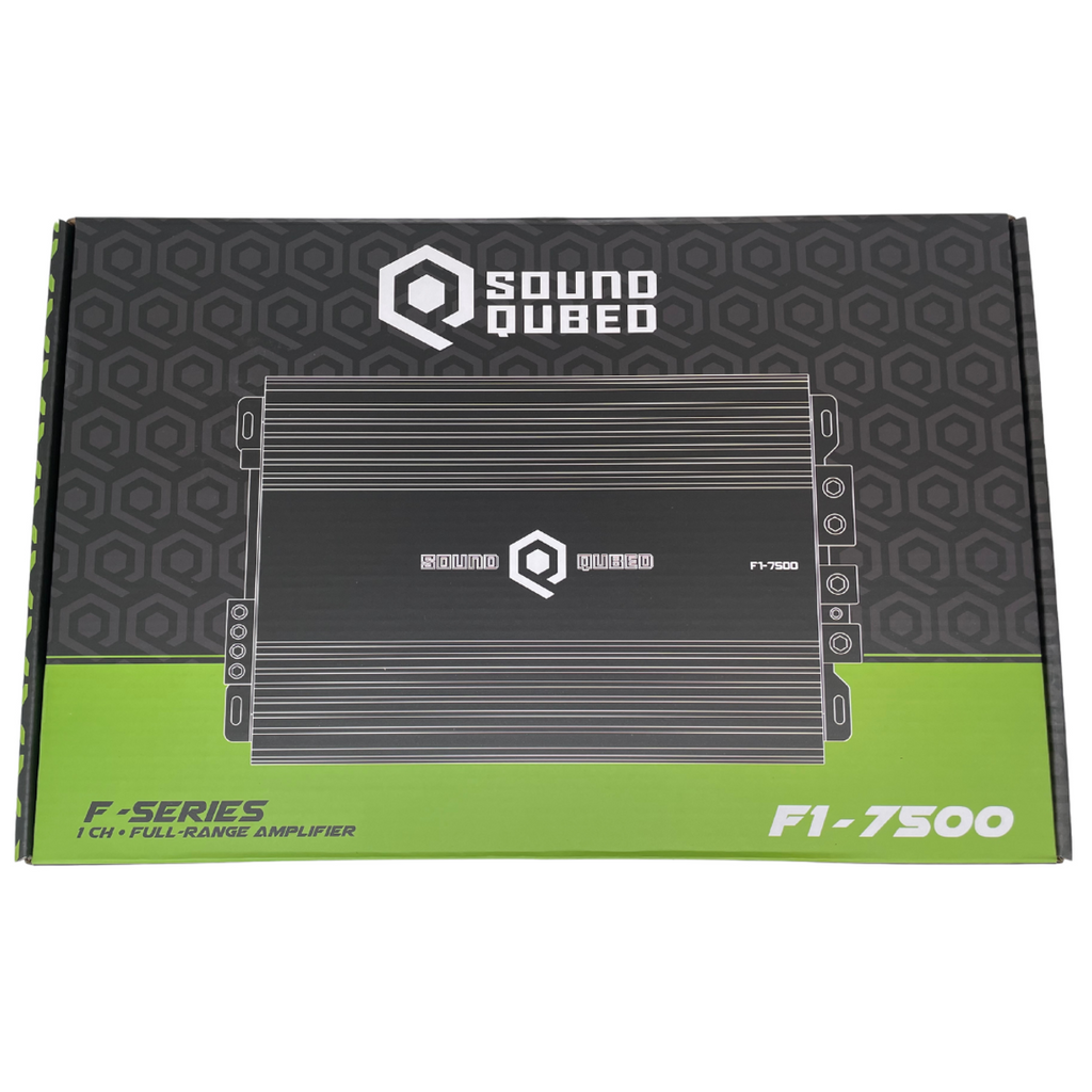 SoundQubed 7500 Watts F1-7500 Full Bridge Mono Block Amplifier SoundQubed