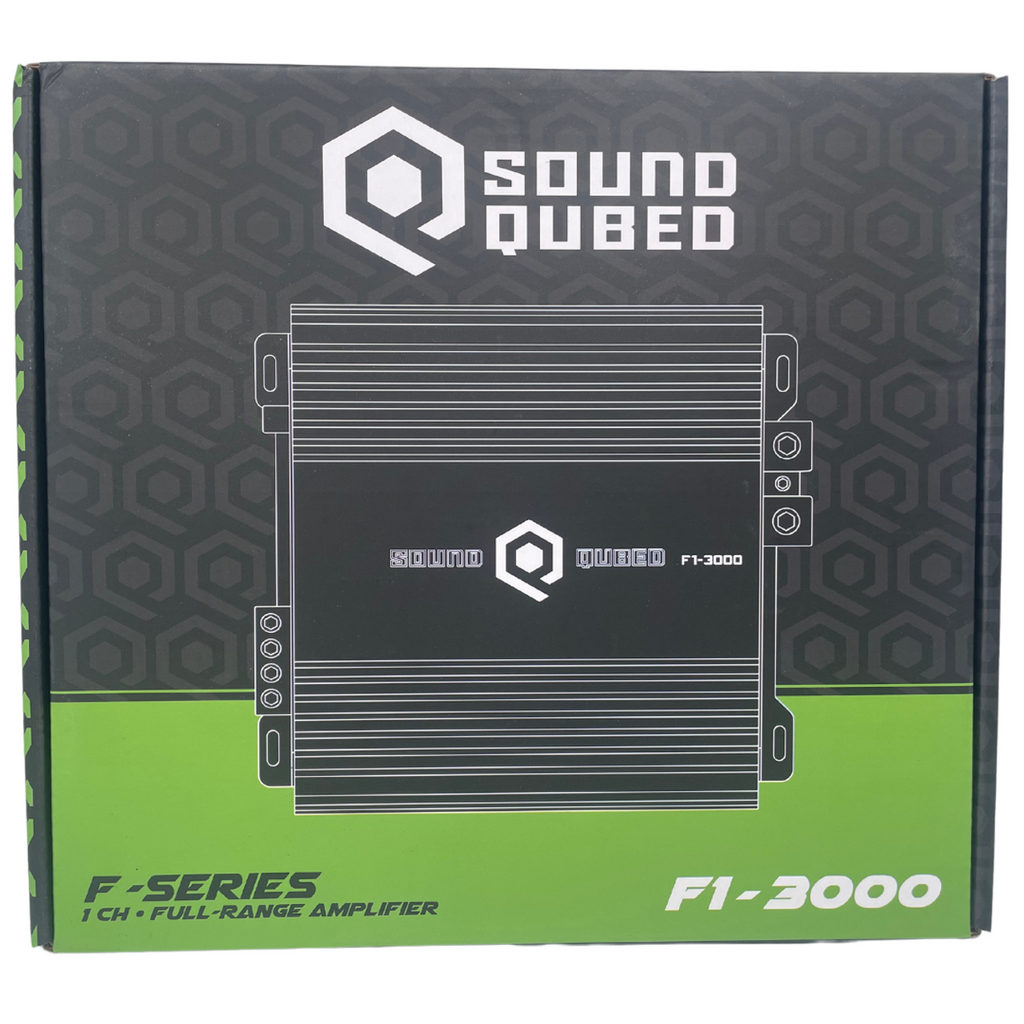 SoundQubed 3000 Watt F1-3000 Full Bridge Mono Block Amplifier