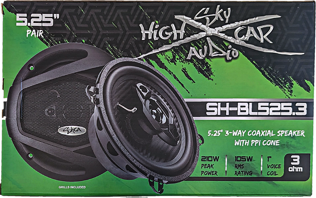 Sky High Car Audio BL525.3 5.25" Coaxial 3 Ohms Sky High Car Audio